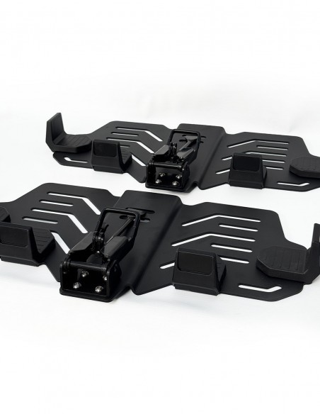 Sistema de montaje completo para baúl 128L negro