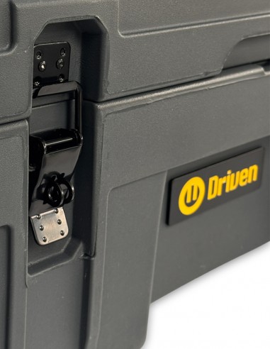 Caja baúl estanco 128 litros gris herrajes