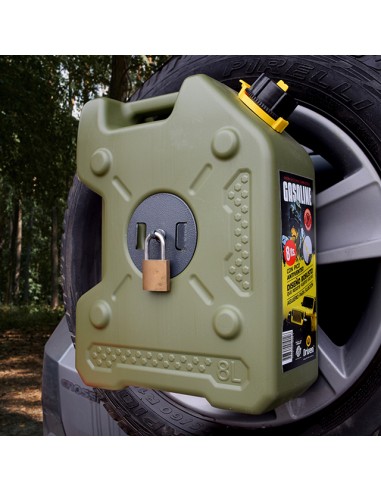 Soporte para bidón extra chato verde de 8 litros Driven