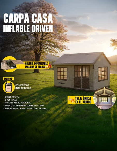 Carpa casa inflable outdoor/camping aire libre