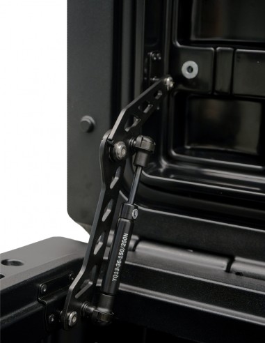 Caja baúl estanco 95 litros negro amortiguador