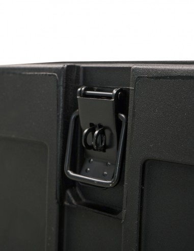 Caja baúl estanco 128 litros negro herrajes