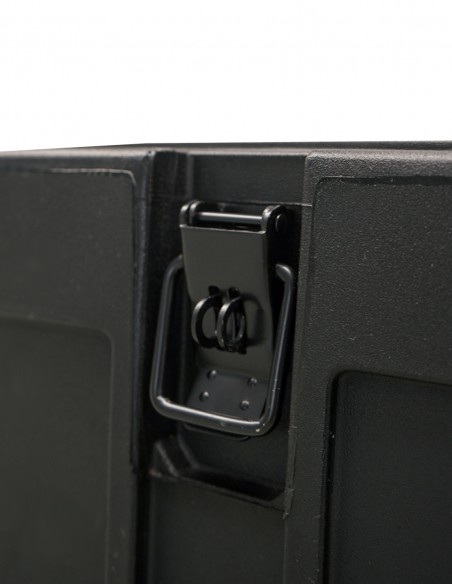 Caja baúl estanco 128 litros negro herrajes