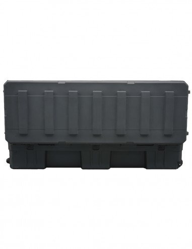 Caja baúl estanco 128 litros gris apilable