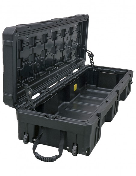 Caja baúl estanco 128 litros gris tapa