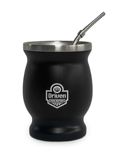 Mate de acero inoxidable 230 ml negro