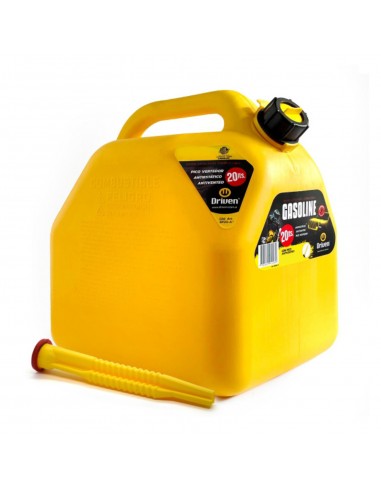 Bidón para combustible 20 litros amarillo Driven